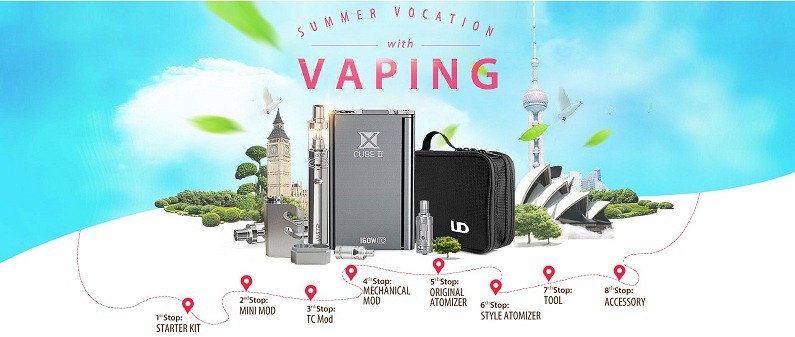 Акция от GearBest. Летний отдых с Vaping.