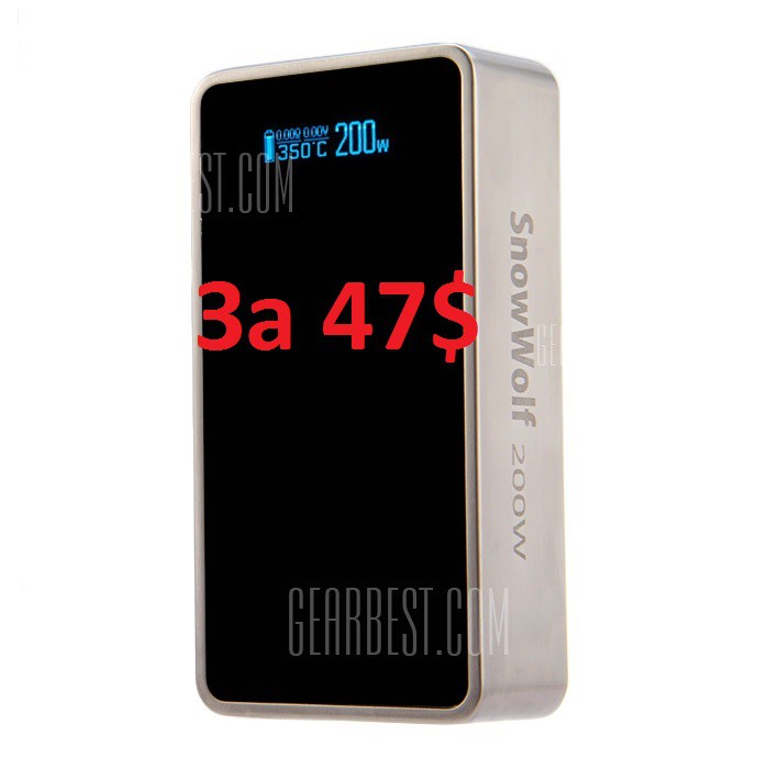 Распродажа от GearBest. SnowWolf 200W за 47$.