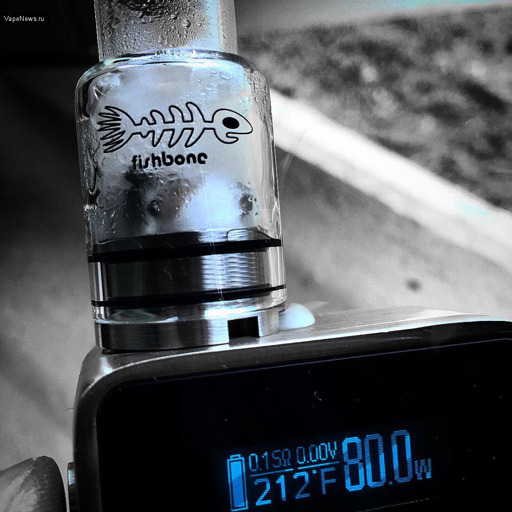 Fishbone RDA - уникальнейшая дрипка из стекла