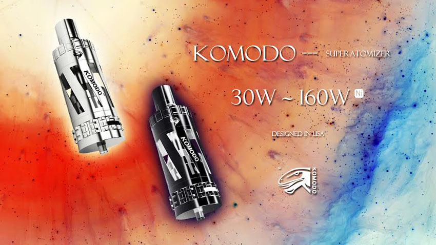 Longmada Komodo Sub-Ohm TC Tank 160W - танк атомайзер по последнему слову современных технологий