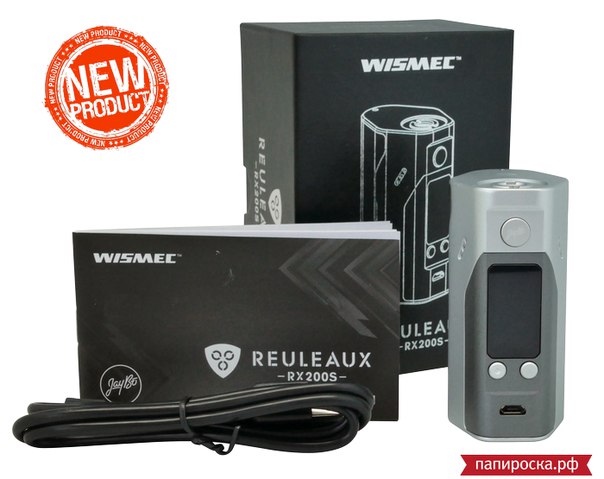 "Обновленный Маст-хэв" : Wismec Reuleaux RX200S в Папироска.рф !