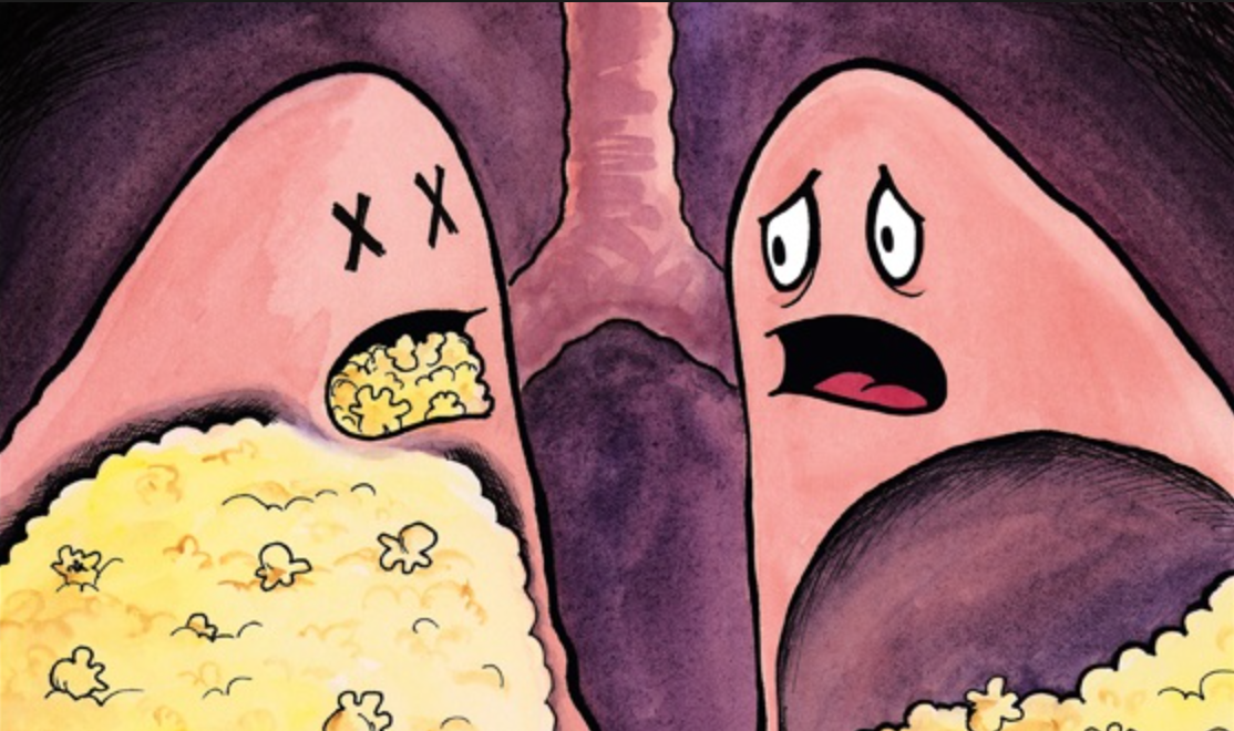 Диацетил. Вред парения или попкорновые легкие.