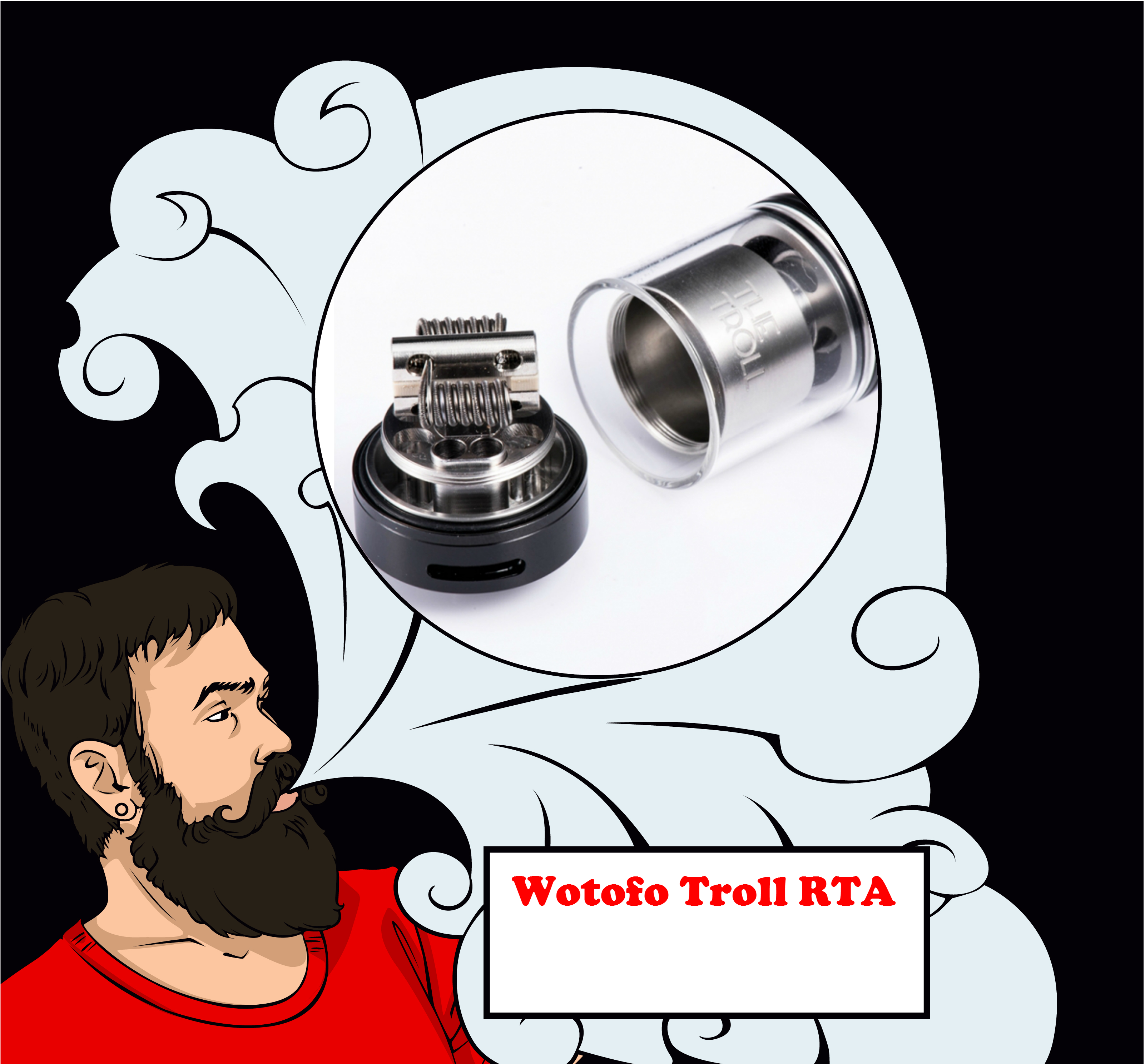 Vape обзор №159. Wotofo The Troll RTA Atomizer