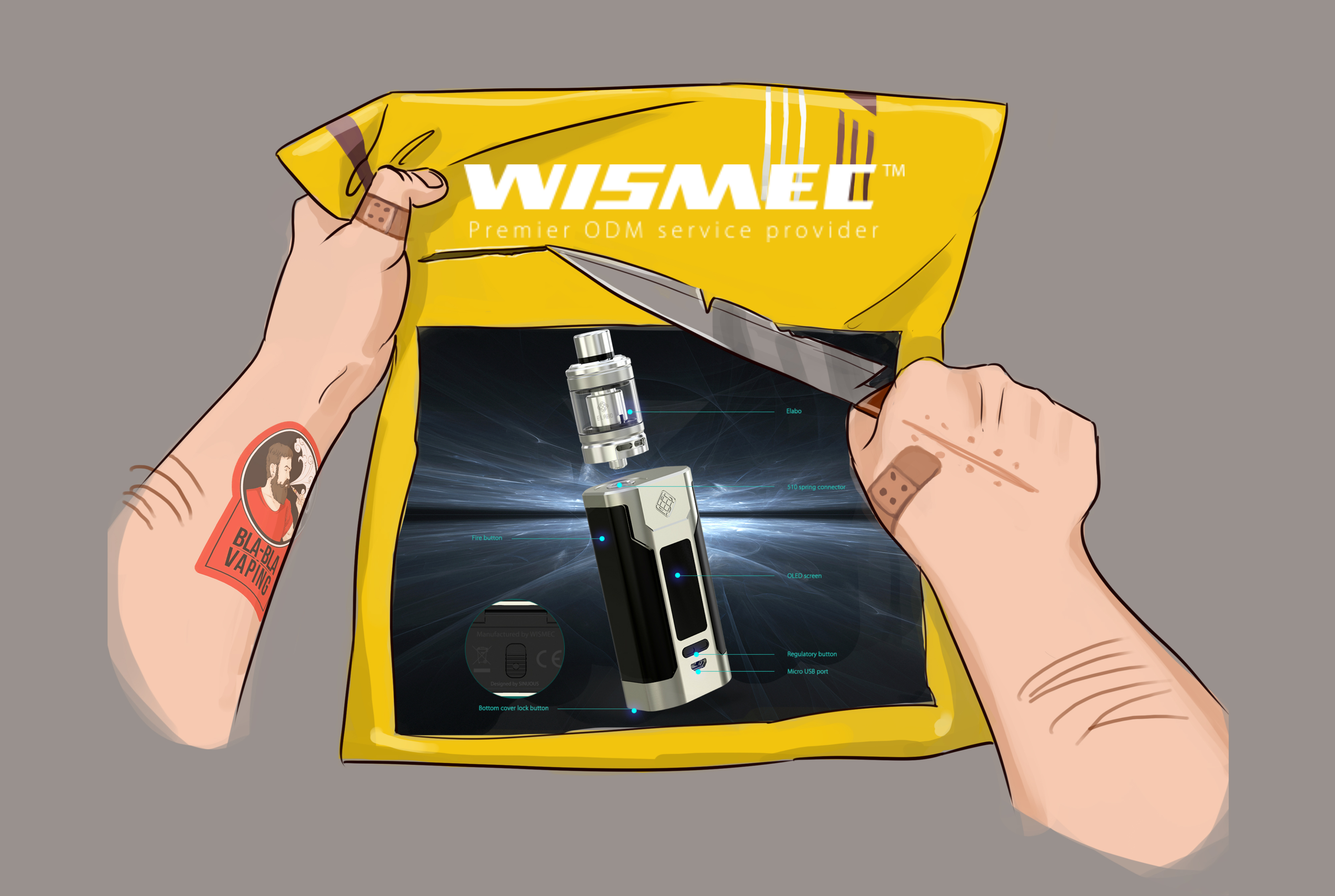 Первый взгляд Wismec Predator 228W