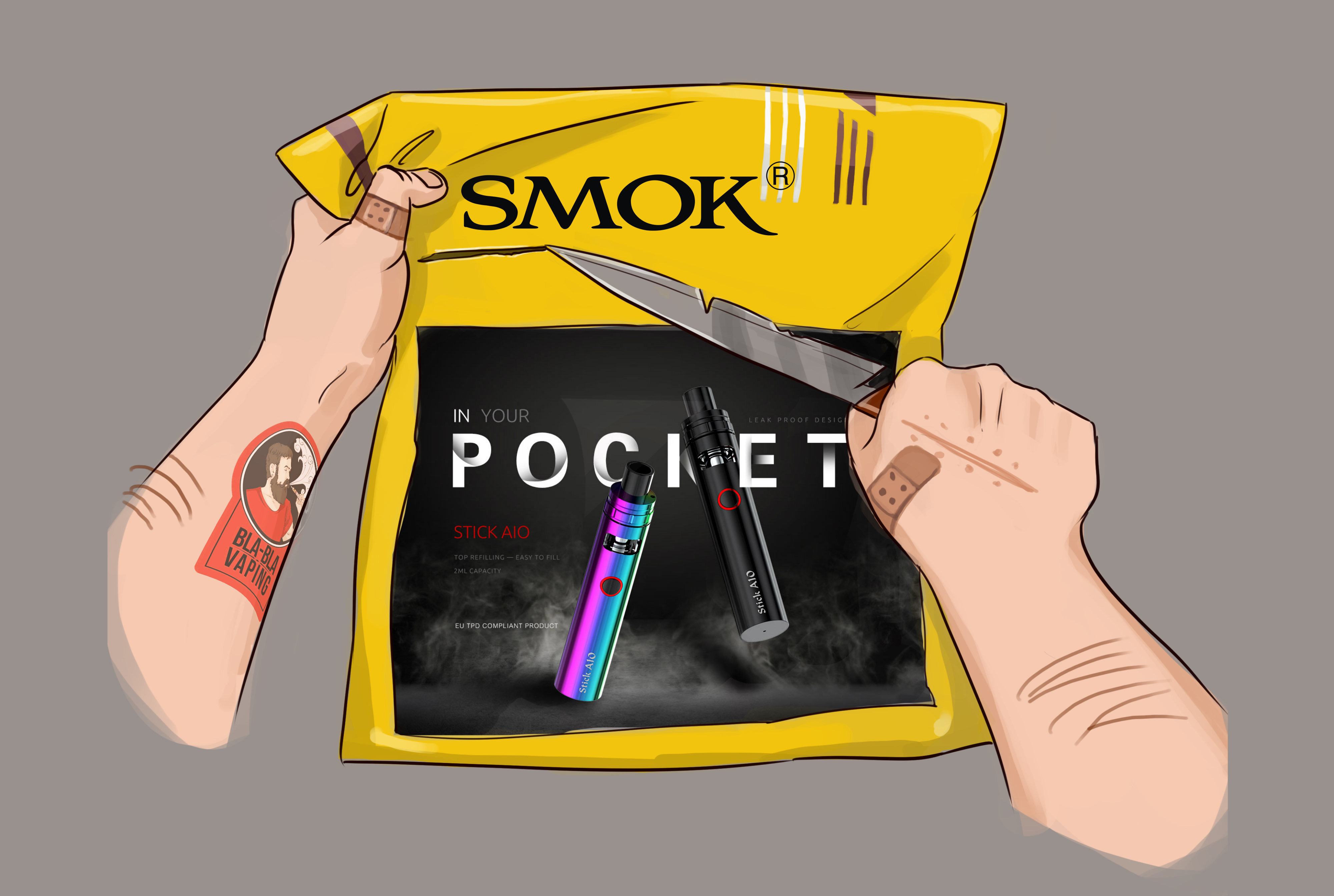 Первый взгляд Smok Stick AIO Охх..