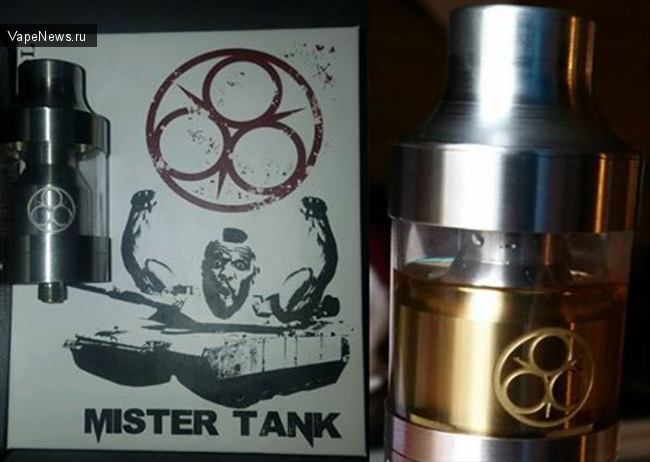 Mister Tank, атомайзер с декой диаметром 30-мм от компании TRIPLESIXMODS