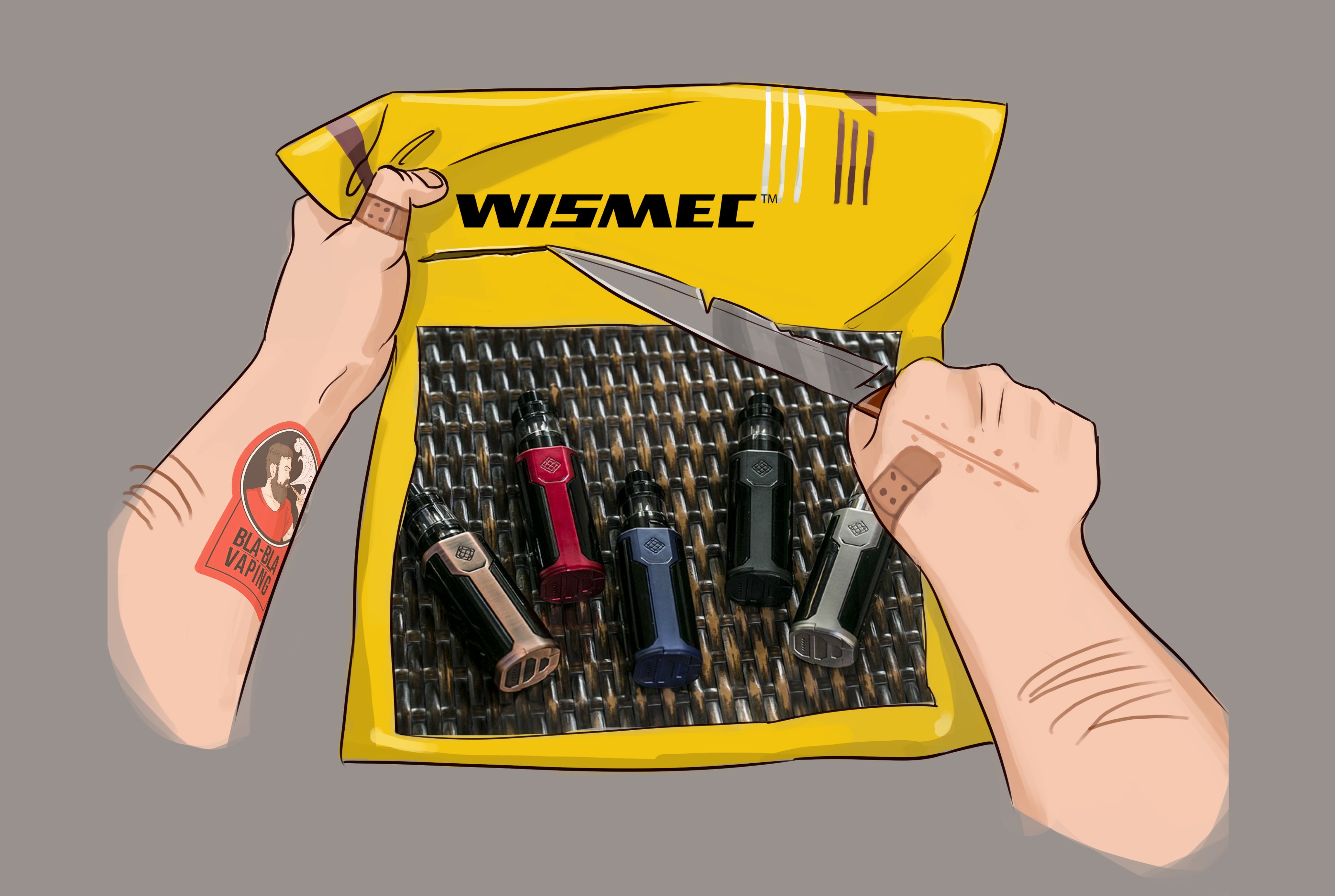 Первый взгляд Wismec SINUOUS P80 Очень интересно. Но с косяками.