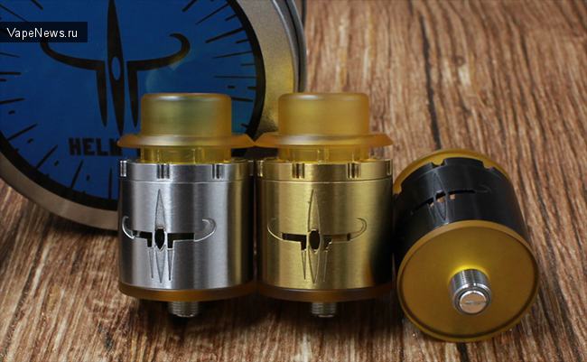 HELM RDA - атомайзер с необычным дрип-типом и логотипом " Quake" от китайских друзей