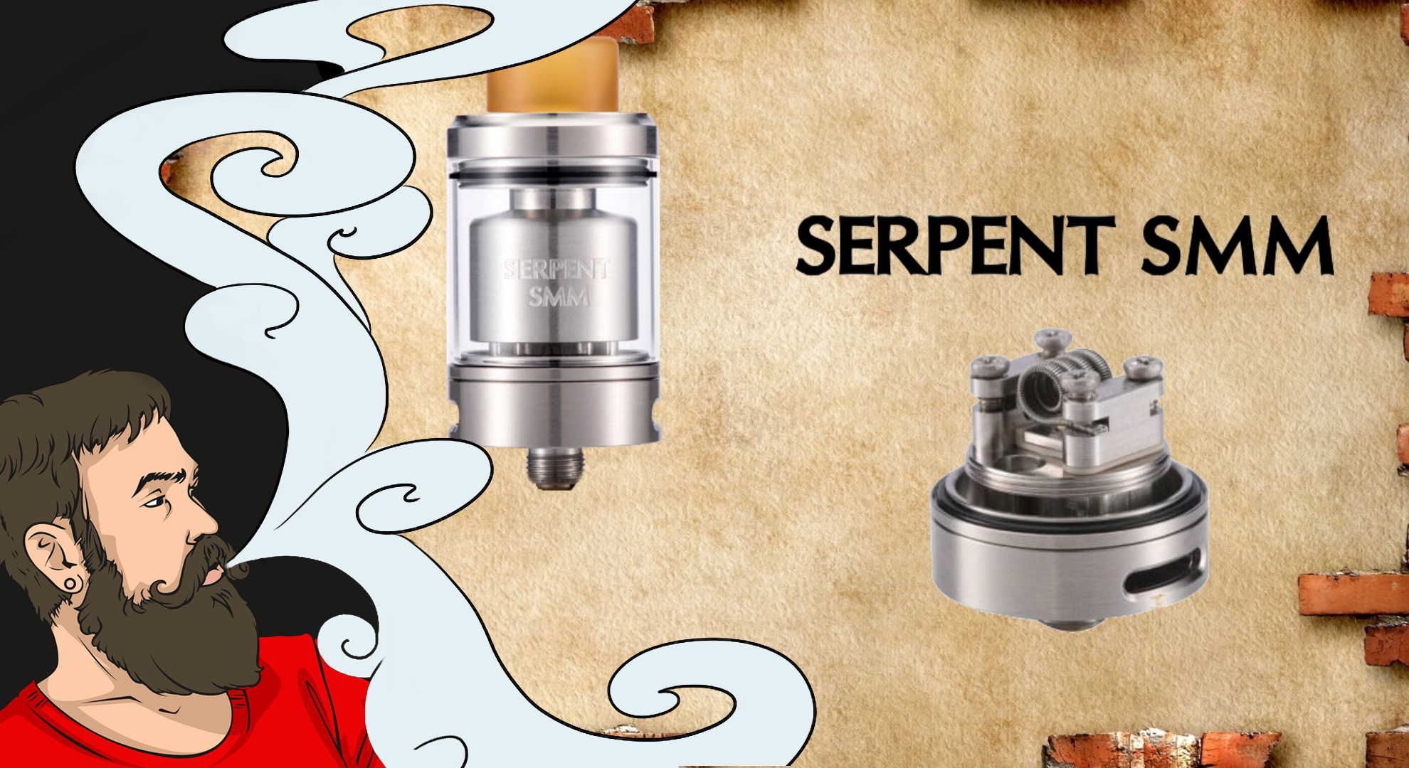 Vape обзор №200. WoToFo Serpent SMM RTA 24мм \ DekangBiz
