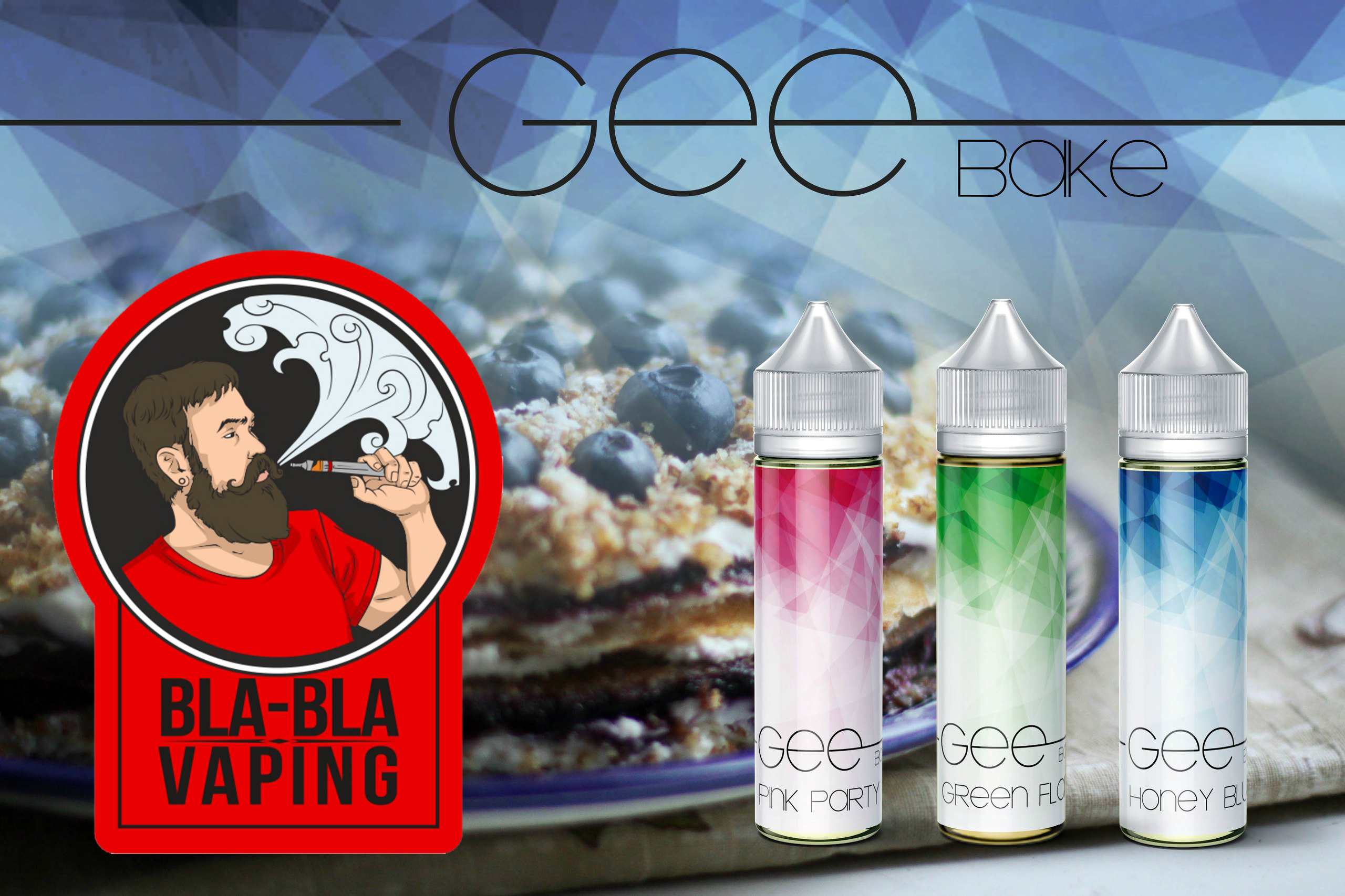 Жидкость Gee E-Liquid Десертная линейка.