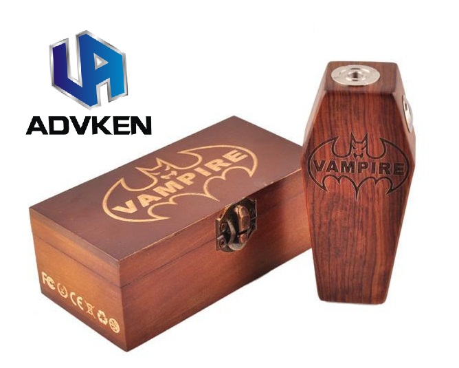 Advken Vampire Wood box mod - деревянный макинтош...