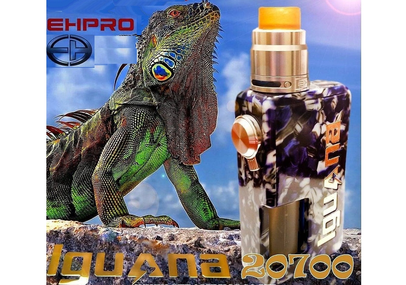 Ehpro Iguana BF kit - симпатичный набор с ящерицей...