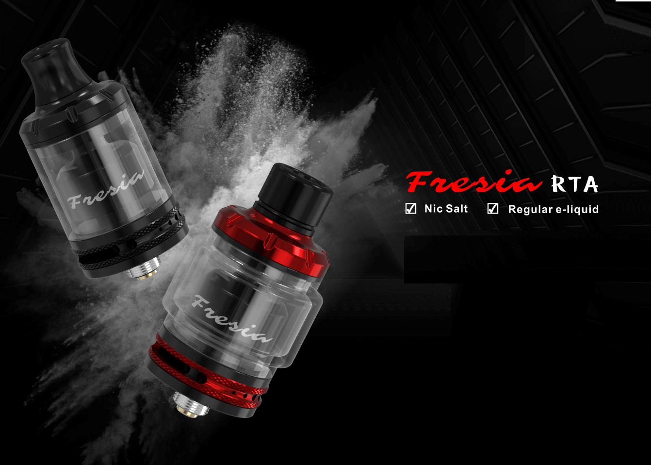 Damnvape Fresia MTL / Restrictive lung RTA  - одной булкой на два стула...