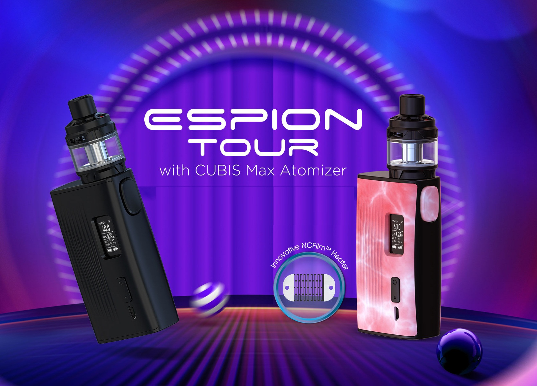 Joyetech ESPION Tour Kit with Cubis Max - легкий вес, но намерения серьезные ...