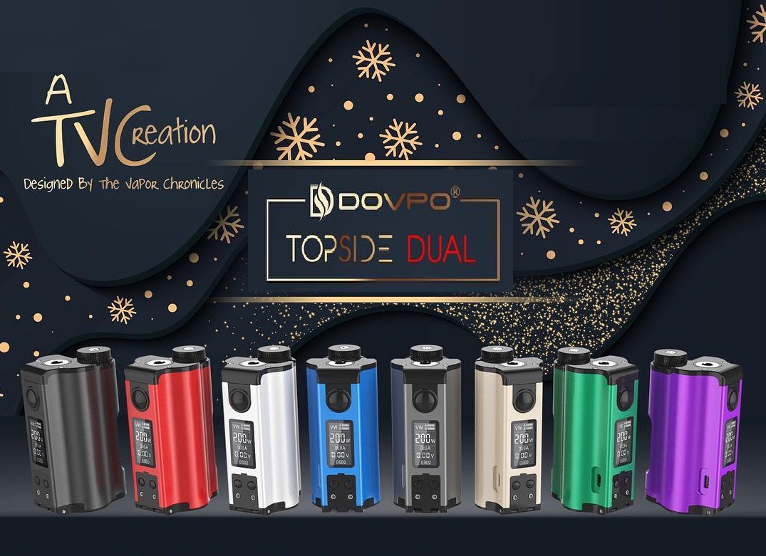 DOVPO Topside Dual Squonk Mod - в полку "годных" сквонкеров на две банки прибыло...