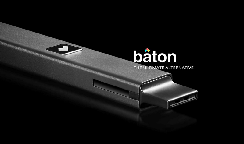 Стильная, компактна штучка для "быстрого вэйпинга" (Baton Pod Kit от компании Batonvapor)