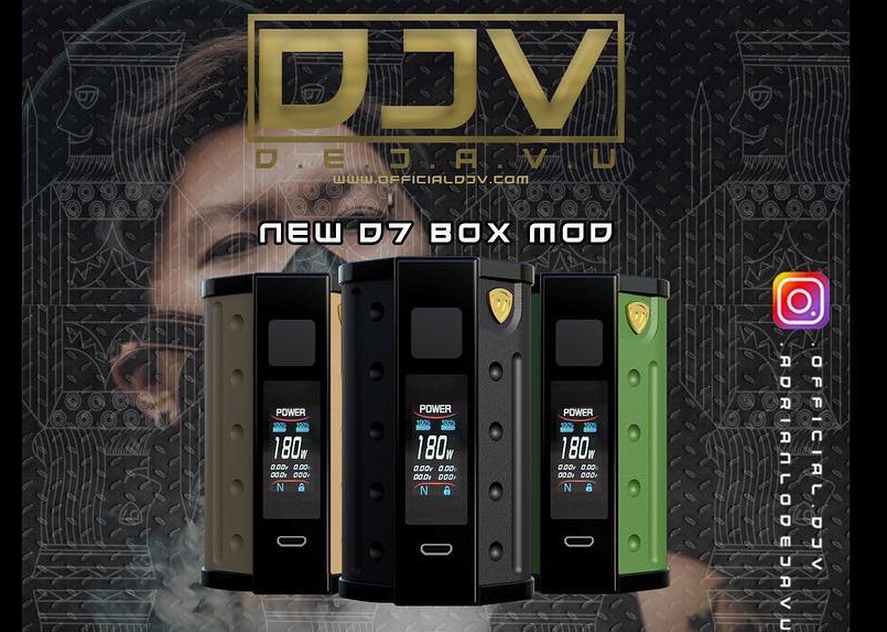 DEJAVU DJV D7 Box Mod -  интересный дизайн в паре с надежным чипсетом...