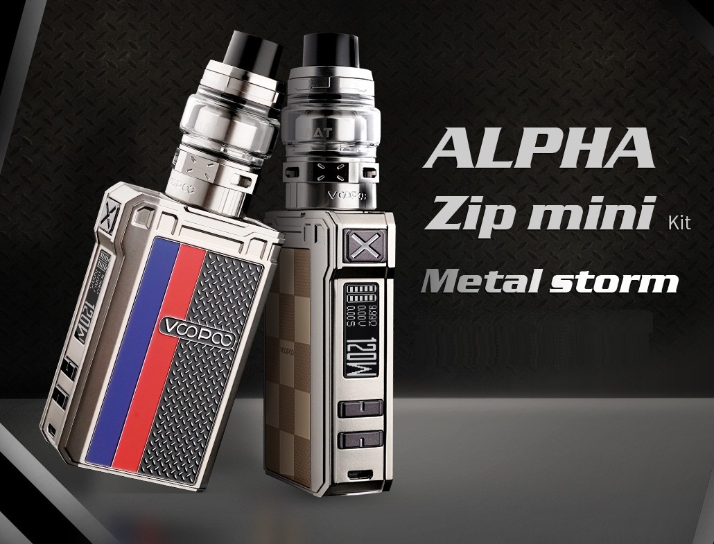 VOOPOO ALPHA Zip Mini kit - новая альфа, больше напоминающая драг...