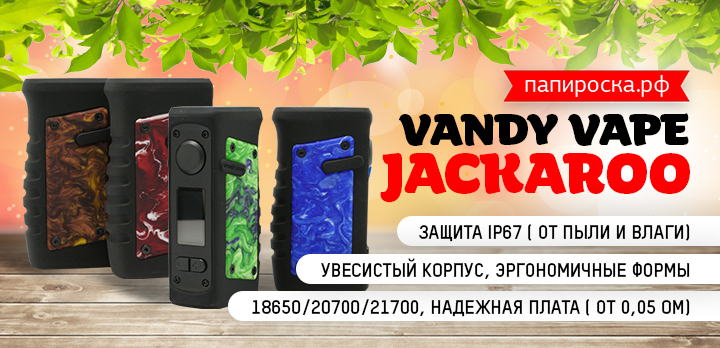 Функциональный брутал - Vandy Vape JACKAROO в Папироска РФ !