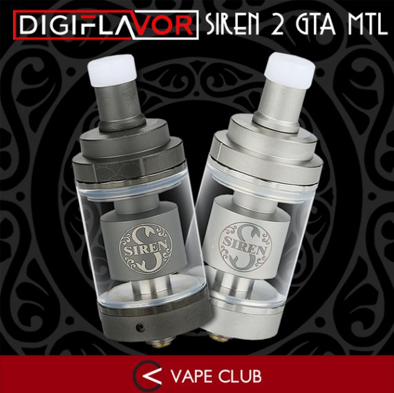 VapeClub.Ru - Digiflavor Siren 2 MTL GTA вернулся в сток