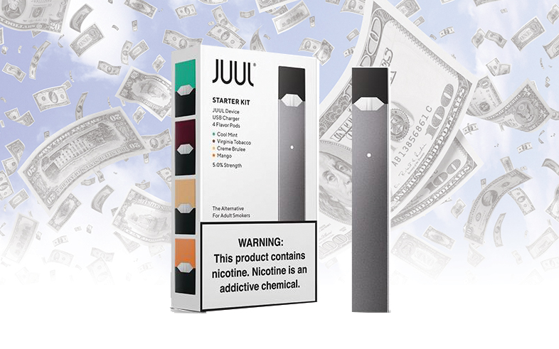 Снова свежие новости, и снова связанные с компаний Juul Labs