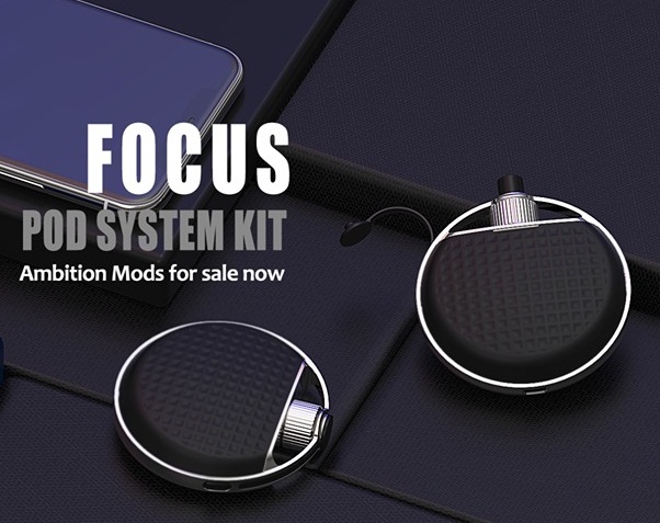 Ambition Mods Focus Pod System Kit - фляжка с телескопическим дрип типом...