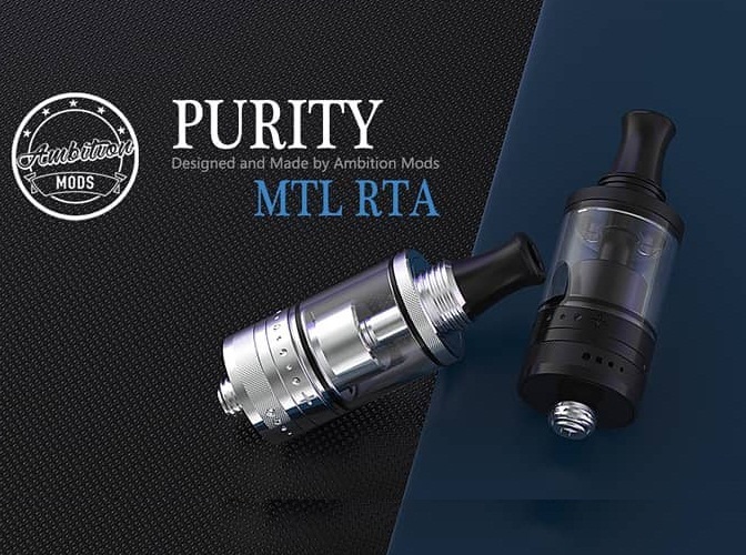 Ambition Mods Purity MTL RTA - опять мтл на 18мм...