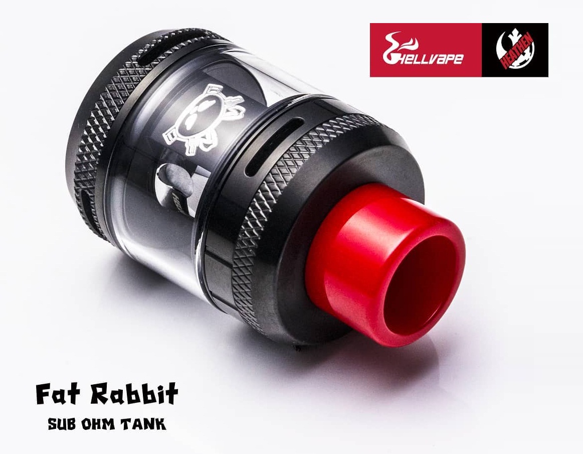 Hellvape Fat Rabbit Sub Ohm Tank - потолстевший кролик с "двумя" видами обдува...