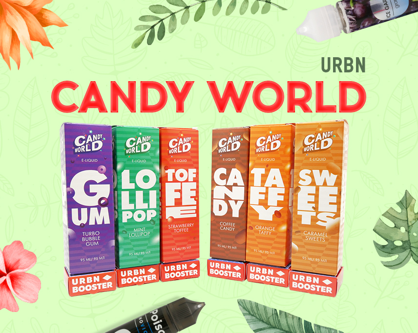 Мир сладкого запада - жидкость Candy World URBN в Папироска РФ !