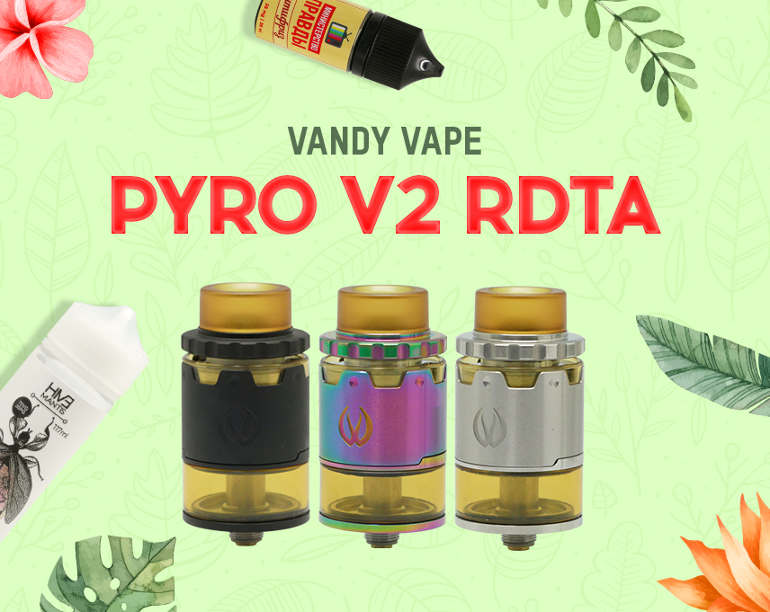 Обновлен, улучшен, сногсшибателен: Vandy Vape Pyro V2 RDTA в Папироска РФ !