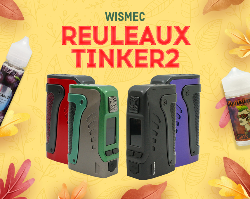 Nike vs Vape, вторая версия ударопрочного боксмода: Wismec REULEAUX TINKER2 в Папироска РФ !