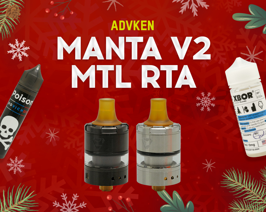 Самый необычный обдув года: Advken Manta V2 MTL RTA в Папироска РФ !