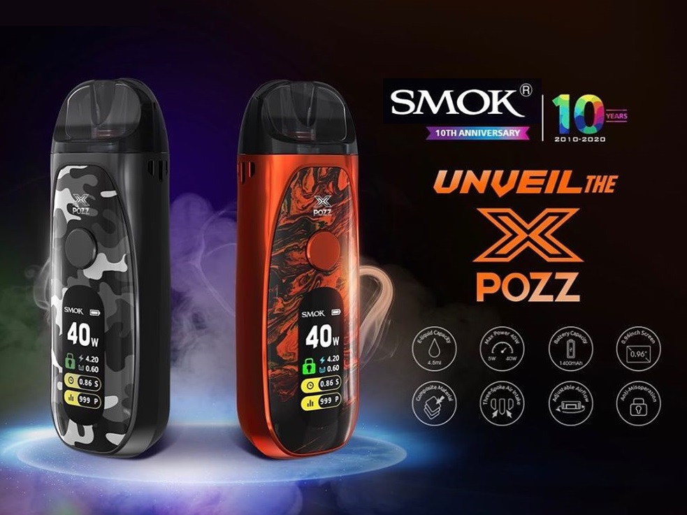 SMOK Pozz X POD - подарок по случаю десятилетнего юбилея...