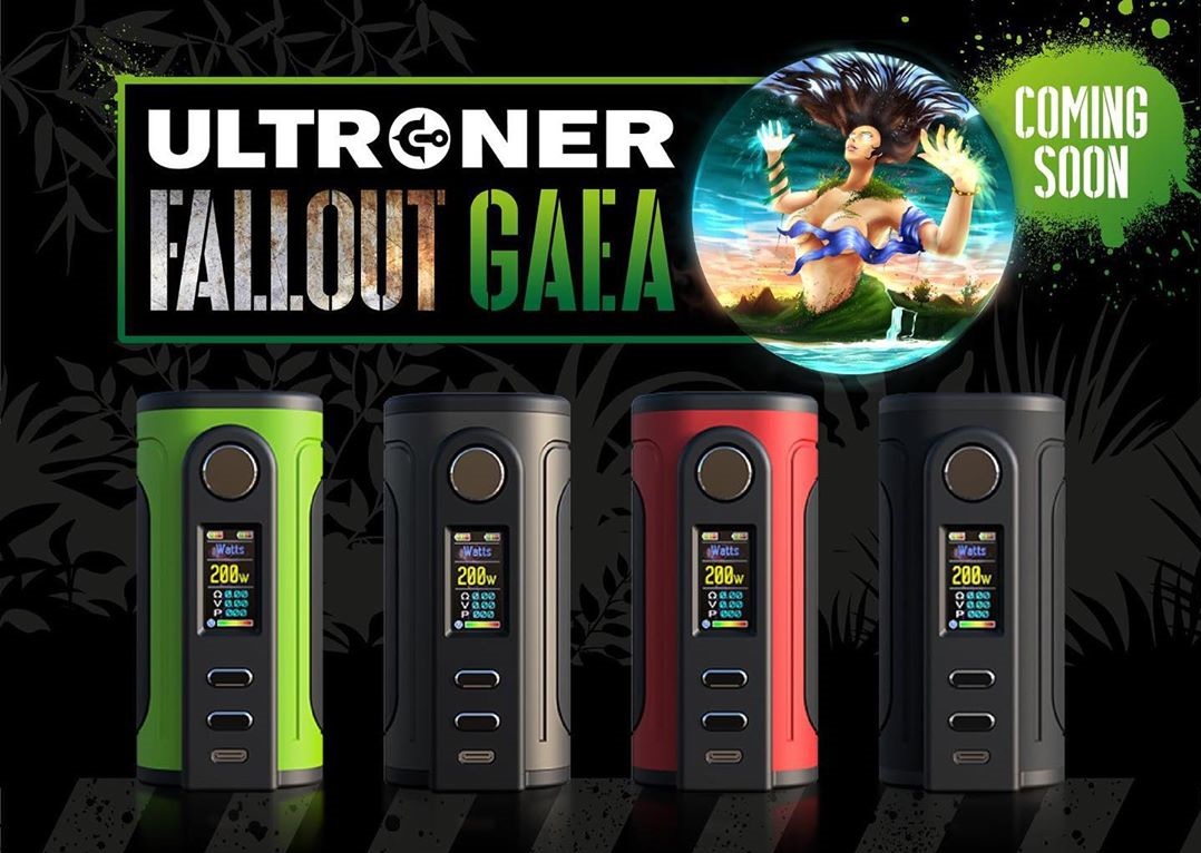 Ultroner x Fallout vape Gaea 21700 - убрали стабвуд, но дабавили 21700...