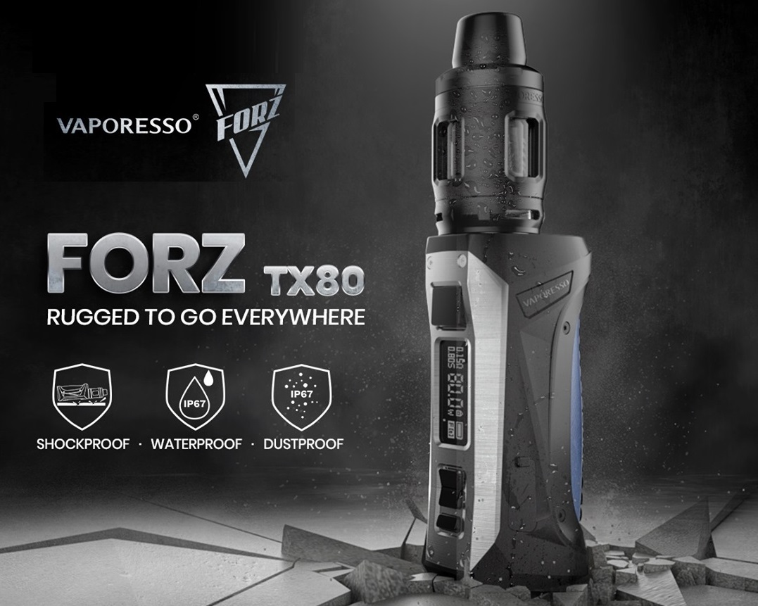 Vaporesso FORZ TX80 kit - у аегиса появился достойный конкурент...