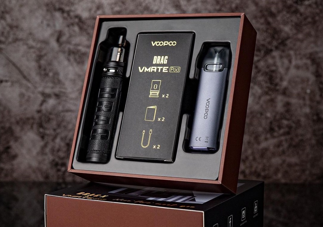 VOOPOO Drag X / Drag S + Vmate Pod Gift Set Limited Edition - подарок к рождеству...