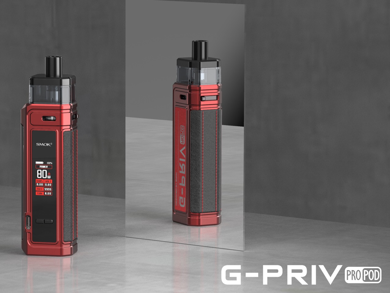 SMOK G-PRIV PRO POD kit - вторая обновка на внешней АКБ...