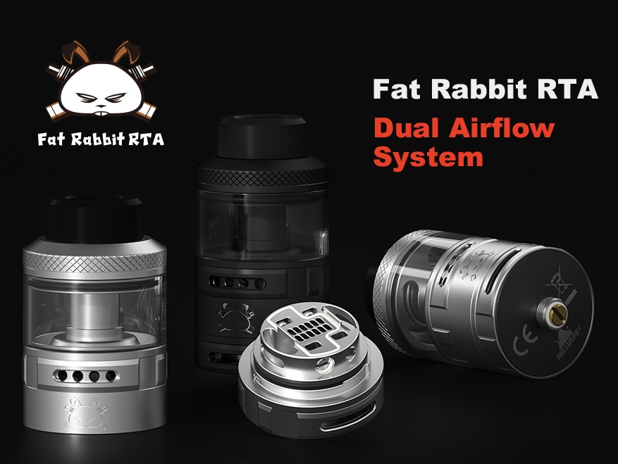 Hellvape Fat Rabbit RTA - растолстевший крол сдвумя обдувами...