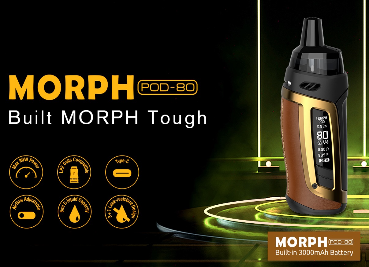 SMOK Morph Pod-80 kit - знакомый корпус с новыми возможностями...