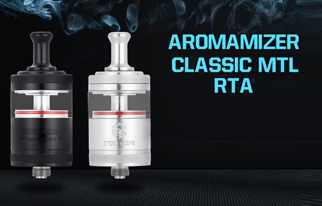 Steam Crave Aromamizer Classic MTL RTA - боковой обдув в MTL становится мейнстримом...