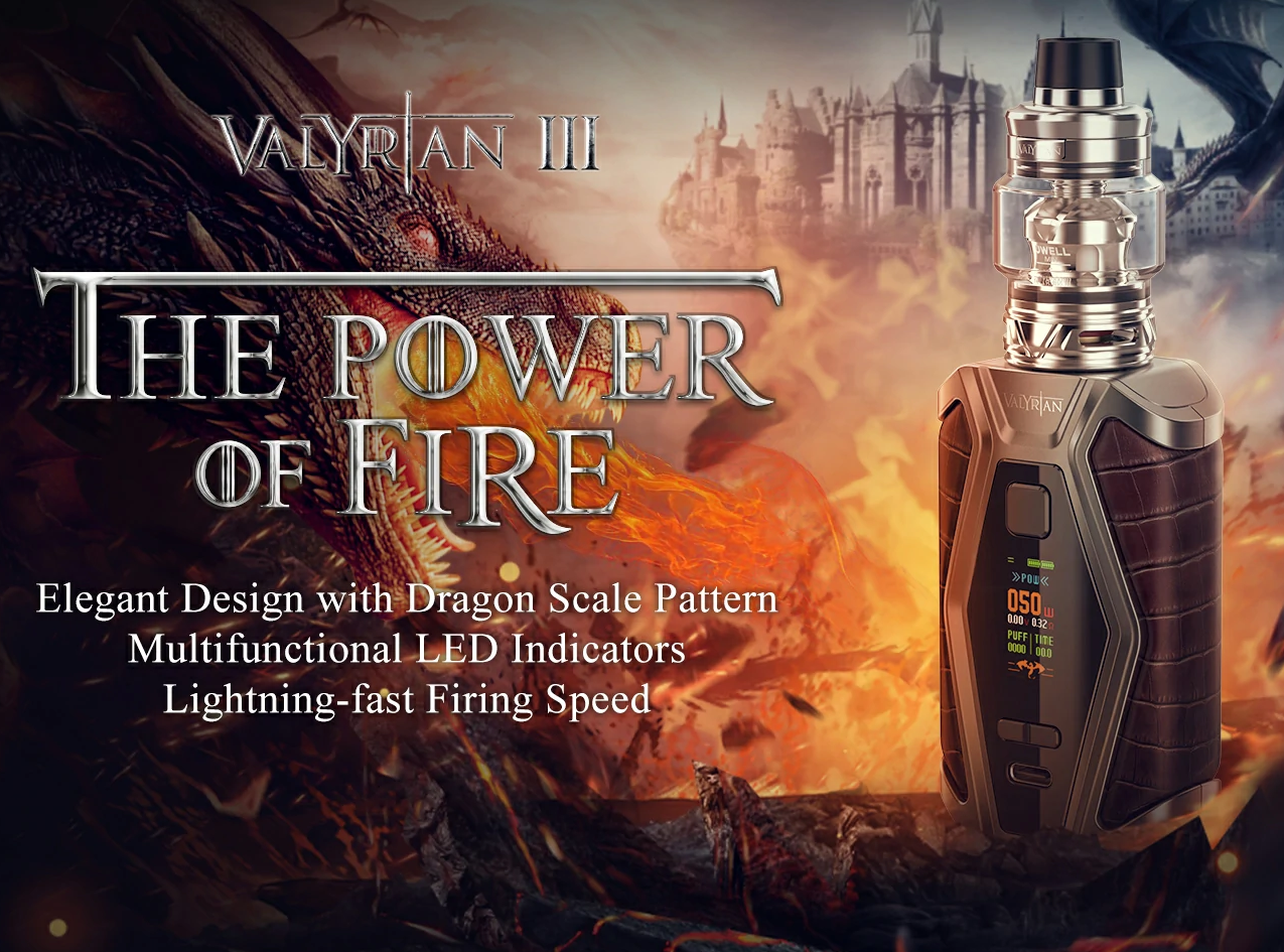 Uwell Valyrian 3 200W kit - поиск новых "форм"...