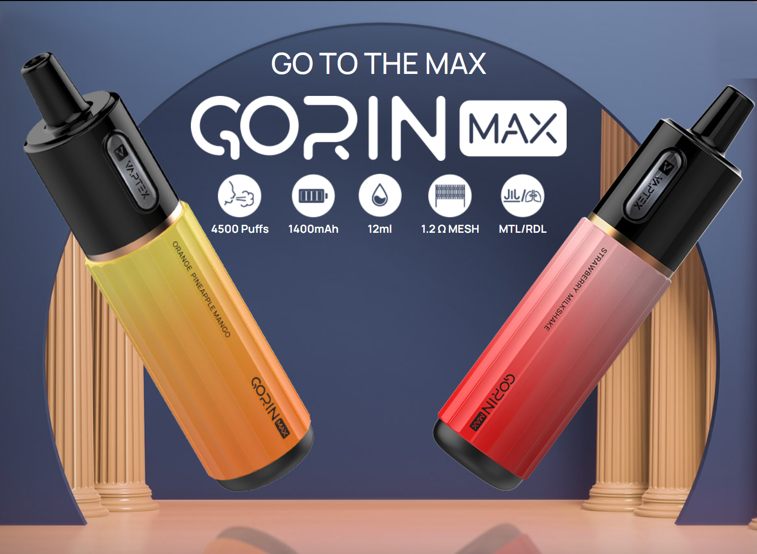 Vaptex Gorin Max disposasble - граненая труба...