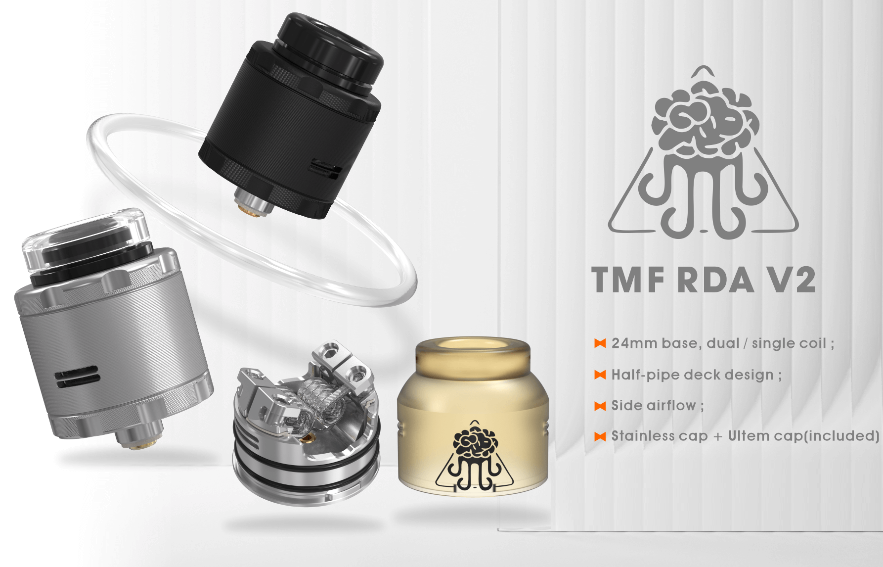 Damn Vape TMF RDA V2 - вверх тормашками...