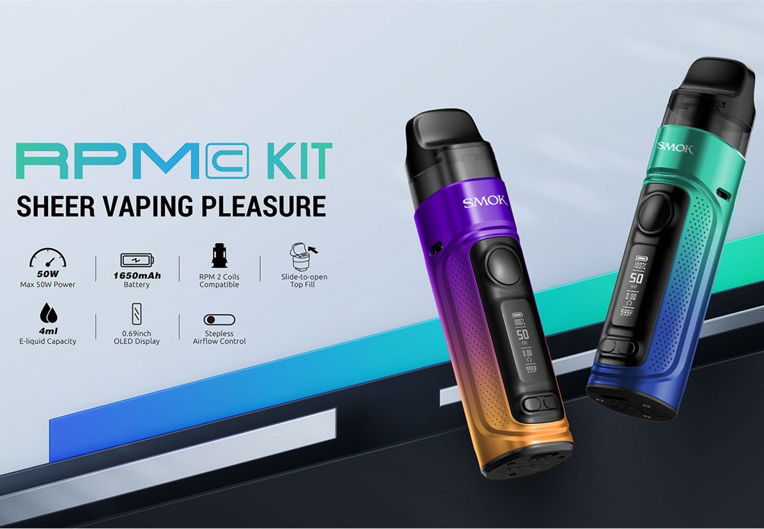 SMOK RPM C POD kit - плавные грани...