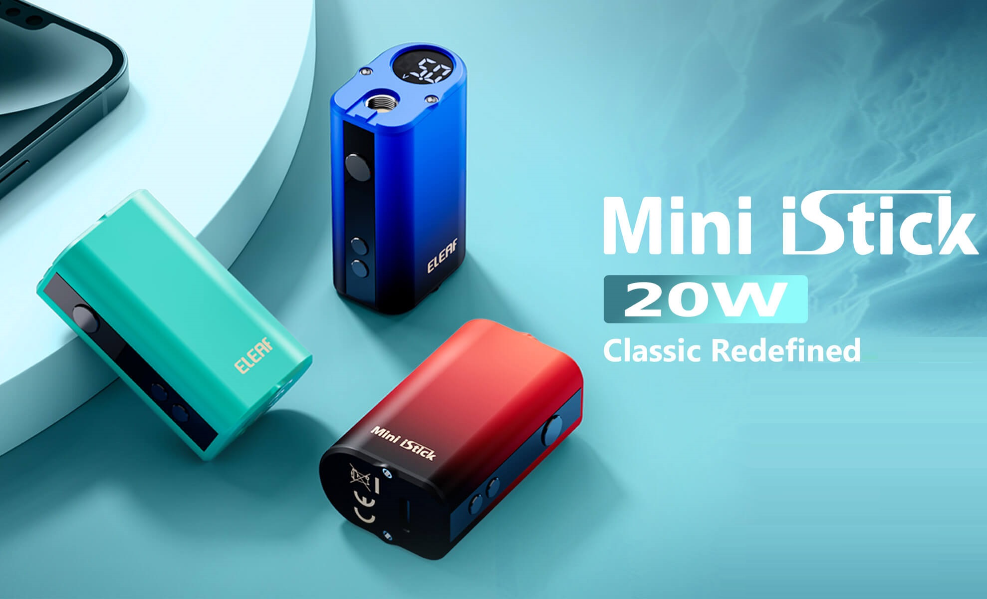 Eleaf Mini iStick 20w box mod - мальчик с пальчик...