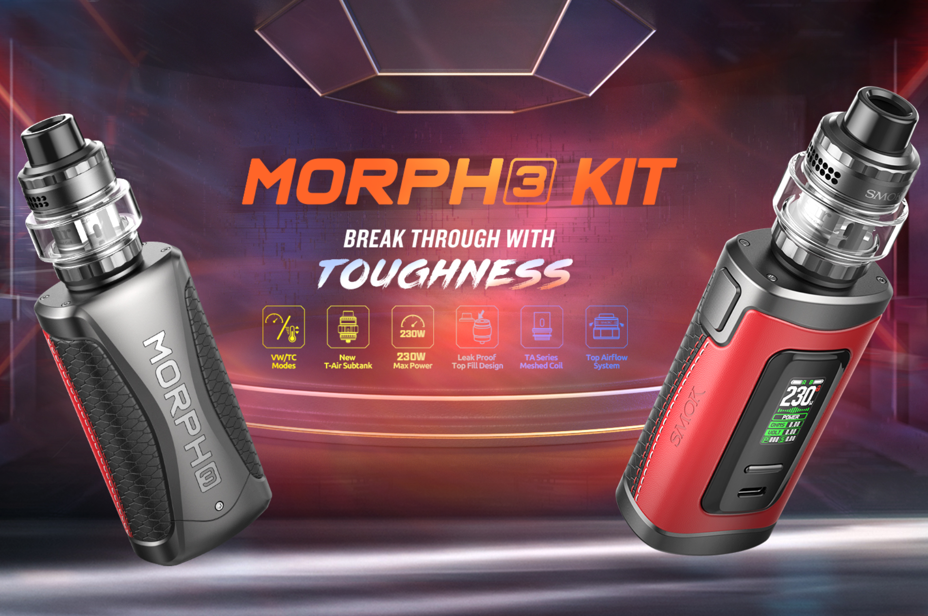 SMOK Morph 3 kit - косметическое "преображение"...