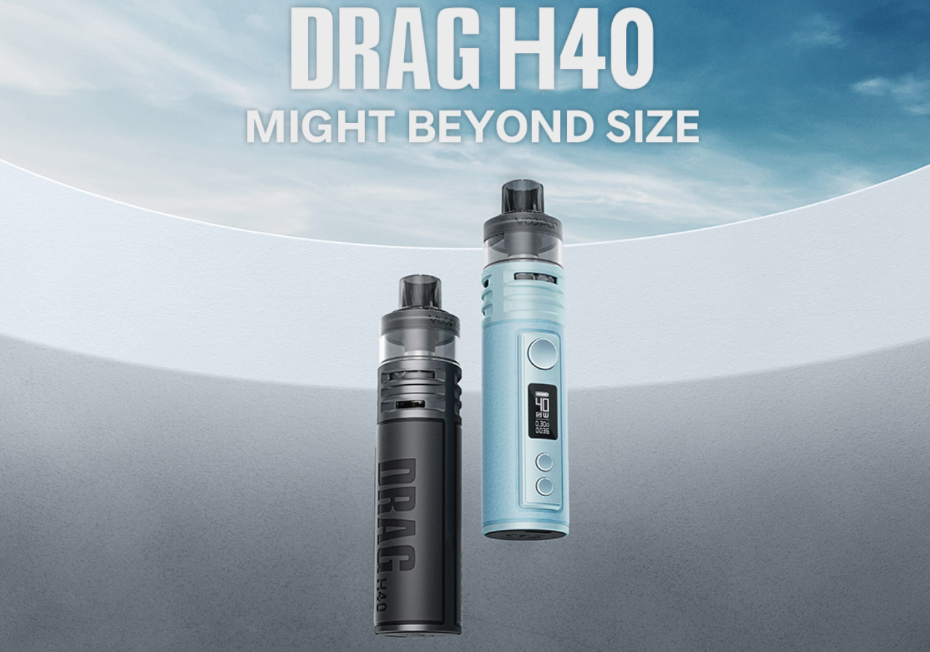 Voopoo DRAG H40 POD kit - самый меньший в коллекции...