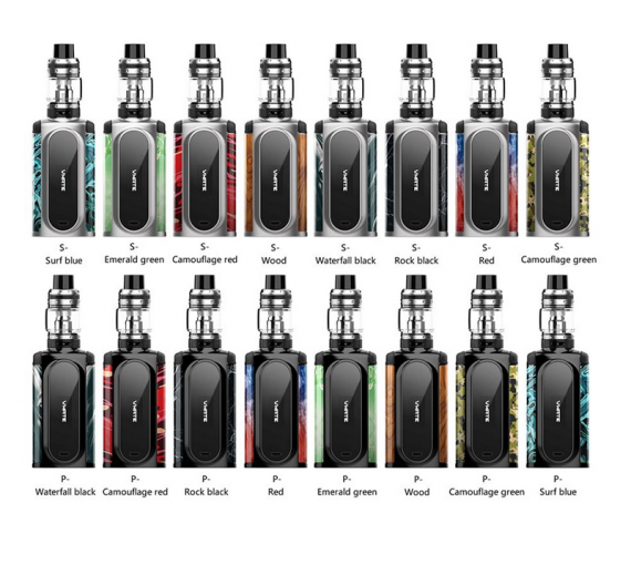 Бокс-мод  VMate от VooPoo, теперь в комплекте с атомайзером и новыми расцветками