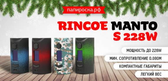 Дальний родственник RX - Rincoe Manto S 228W в Папироска РФ !