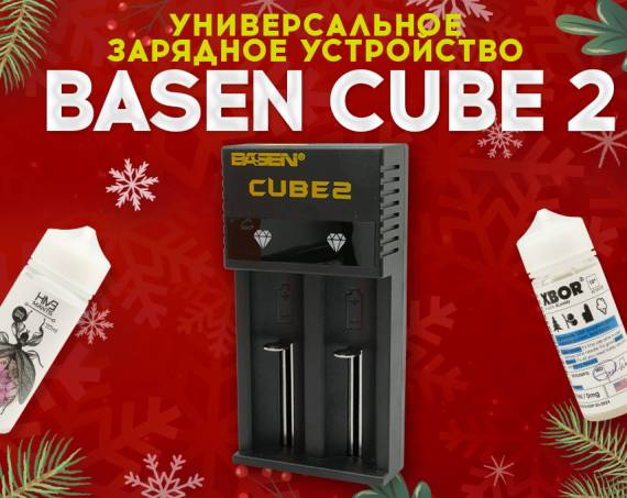 Универсальное ЗУ на 2 слота: Basen Cube 2 в Папироска РФ !